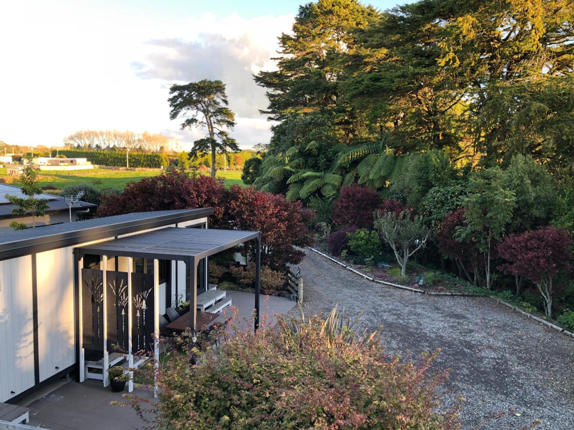 Tiny Home Luxury Farm Escape New Plymouth Egmont Village Exteriör bild